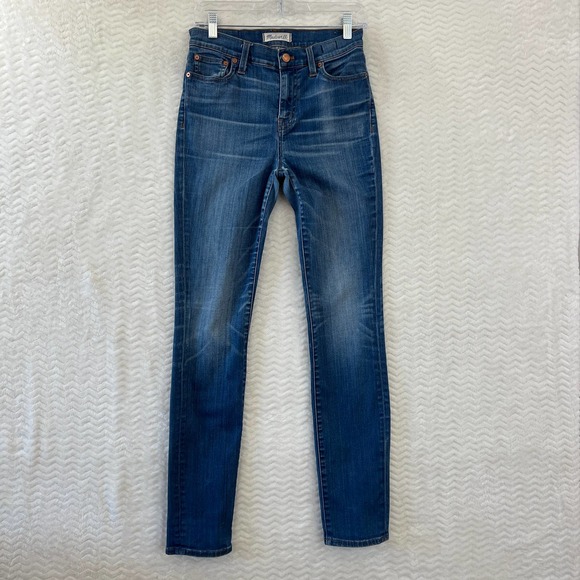 Madewell Denim - Madewell High Rise Alley Straight Denim Women's 27 Jeans Medium Wash